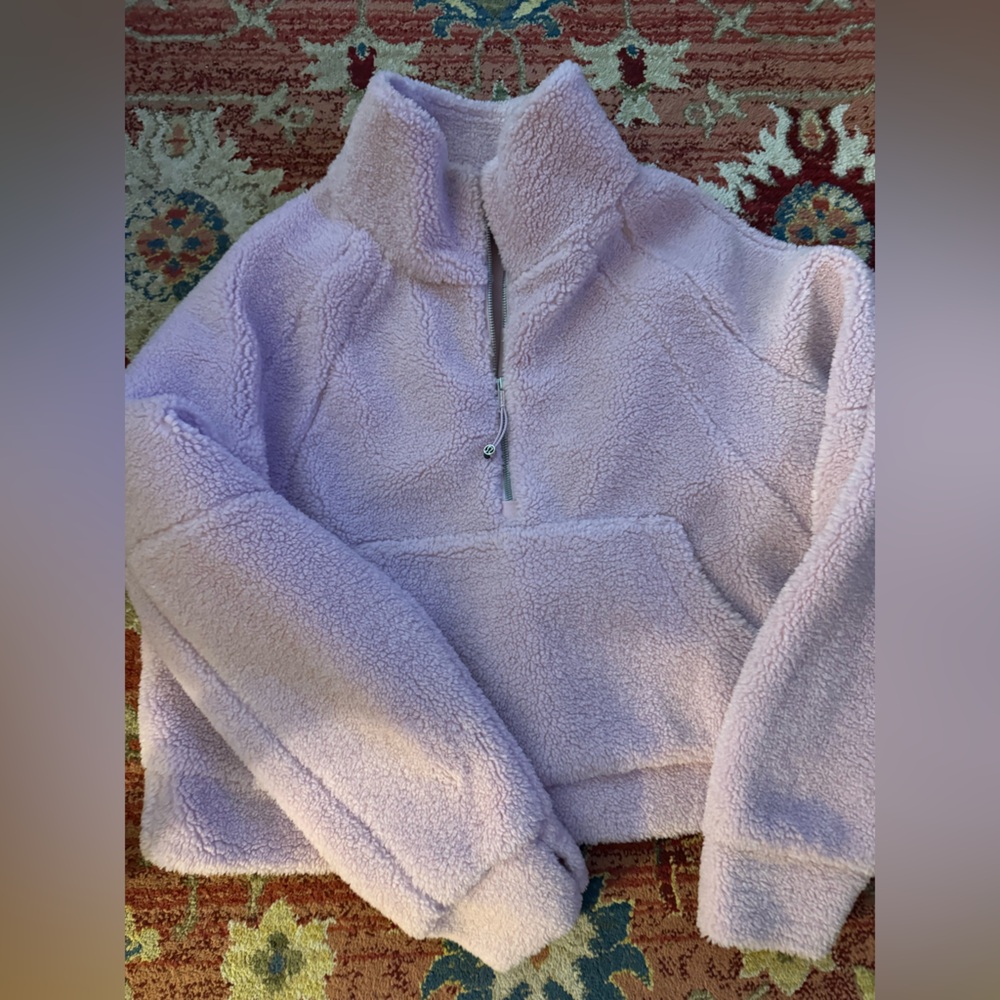 Lululemon, Light Pink  Sherpa Jacket